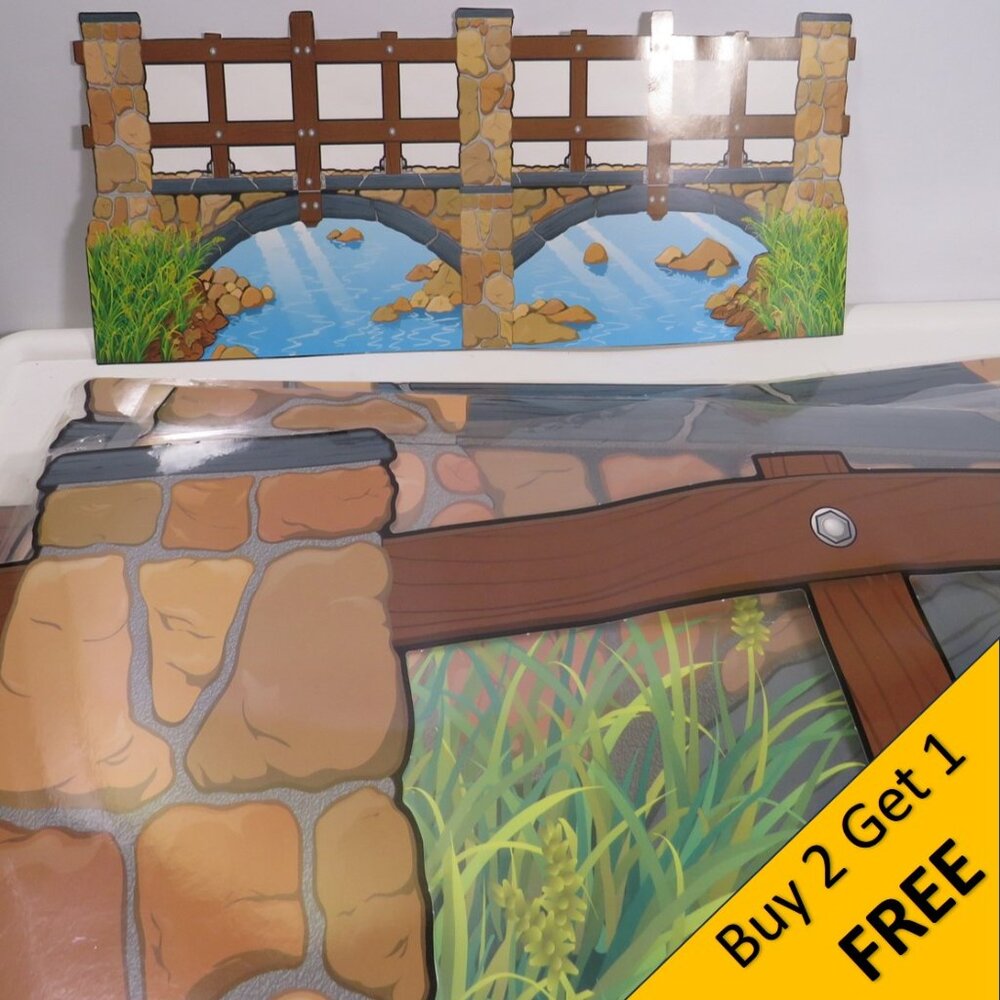 Very Large Bridge Bulletin Board set LAMINATED - Picture 10 of 10